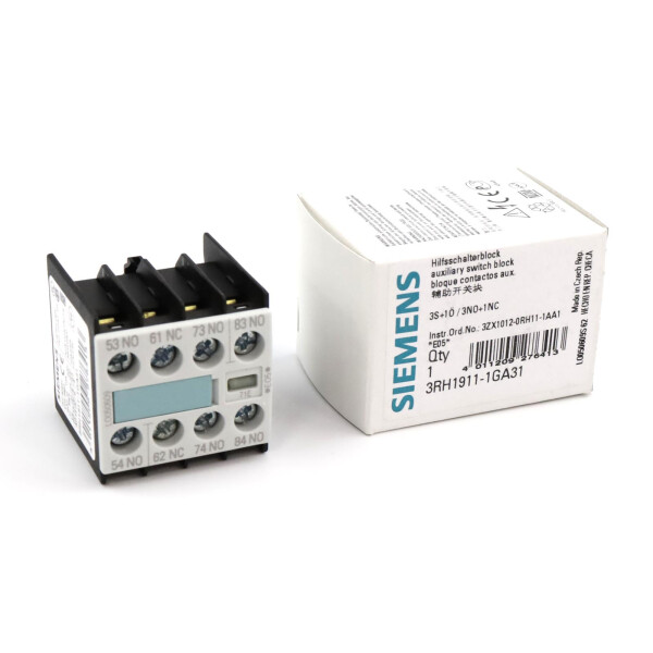 Siemens Hilfsschalterblock 3RH1911-1GA31 OVP