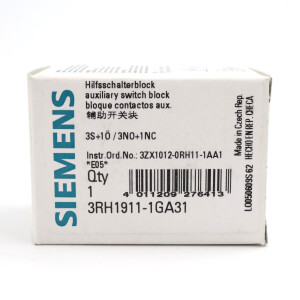 Siemens Hilfsschalterblock 3RH1911-1GA31 OVP