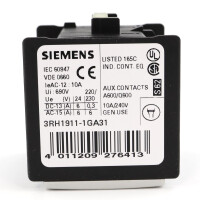 Siemens Hilfsschalterblock 3RH1911-1GA31 OVP