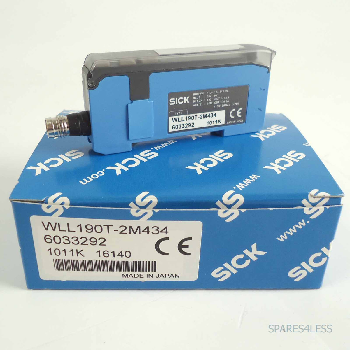 SICK Lichtleiter-Sensor WLL190T-2M434 6033292 OVP