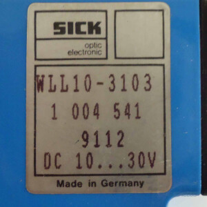 SICK Sensor WLL10-3103 1004541 GEB