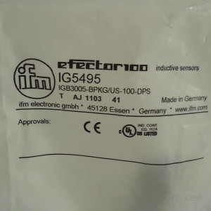 ifm Induktiv Sensor IG5495 IGB3005-BPKG/US-100-DPS OVP