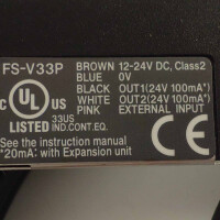 Keyence Lichtleiter Messverstärker FS-V33P OVP