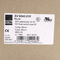 RITTAL NH-Lasttrenner Gr.00 SV 9343.010 OVP