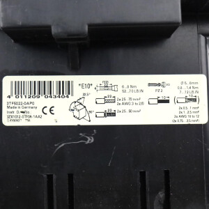 Siemens Schütz 3TF5022-0AP0 GEB