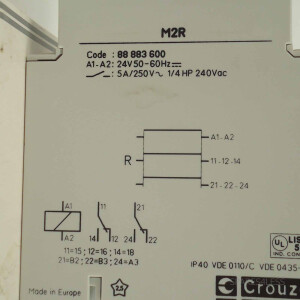 Crouzet Relais M2R 88883600 OVP
