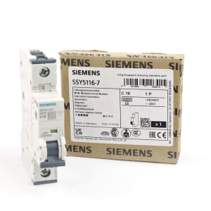 Siemens Leitungsschutzschalter 5SY5 116-7 OVP
