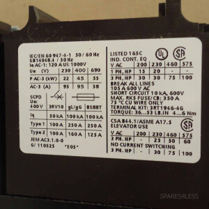 Siemens Schütz 45kW/400V 3RT1046-1BM44 OVP