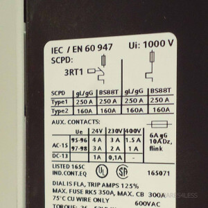 Siemens Überlastrelais 3RU1146-4LD0 OVP