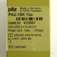 Pilz Zeitrelais PAU-1SK 1Uz 470660 NOV