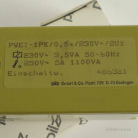 Pilz Einschaltw. Relais PWEI-1PK/0,5s/230V~/2Uz 486321 OVP
