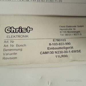 Christ Elektronik Messgerät CAM130 E780130 OVP