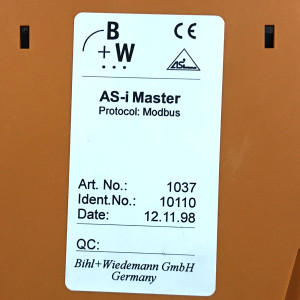 ifm / Bihl+Wiedemann AS-i Modbus Gateway AC1092 OVP