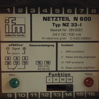 ifm Netzteil N600 NZ33-I DN0001 GEB