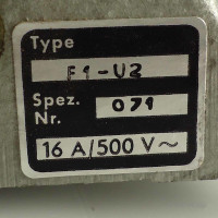 BERNSTEIN Fußschalter F1-U2 071 16A/500V NOV