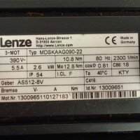Lenze Servomotor 13009651 MDSKAAG090-22 NOV