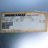 INDRAMAT AC Servo Controller KDS1.1-100-300-W1 GEB
