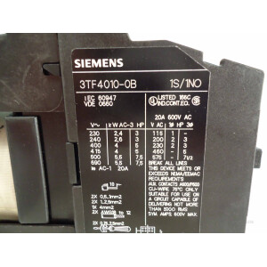 Siemens Schütz 3TF4010-0BB4 OVP