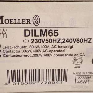 Klöckner Moeller Leistungs-Schütz DILM65 277894 230V 50Hz/240V 60Hz OVP