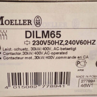 Klöckner Moeller Leistungs-Schütz DILM65 277894 230V 50Hz/240V 60Hz OVP
