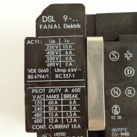 FANAL Westinghouse Schütz DSL9-40 GEB