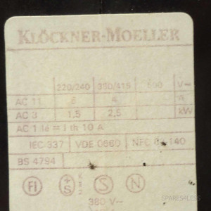 Klöckner Moeller Hilfschütz DIL 08-80 GEB