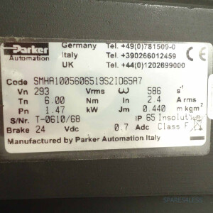 Parker Servomotor SMHA1005606519S2ID65A7 NOV