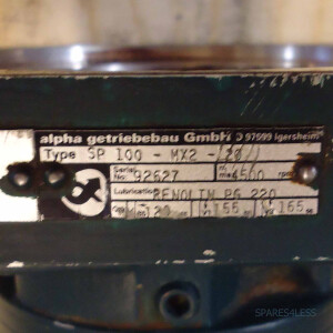 alpha Planetengetriebe SP100-MX2-20 GEB