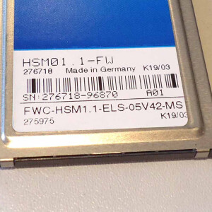 Indramat Speicher Modul HSM01.1-FW FWC-HSM1.1-ELS-05V42-MS GEB