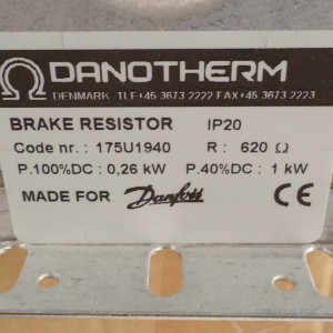 Danfoss Danotherm Bremswiderstand 175U1940 OVP