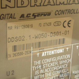 INDRAMAT Servo-Controller DDS02.1-W050-DS01-01 GEB
