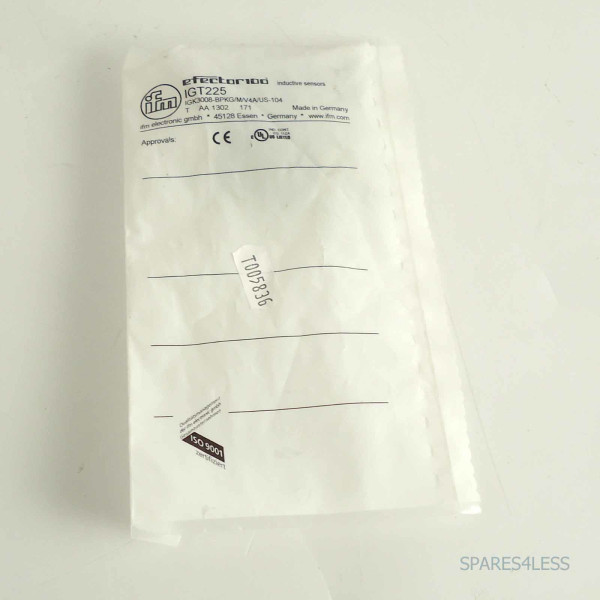ifm efector induktiver Näherungsschalter IGT225 IGK3008-BPKG/M/V4A/US-1041 OVP