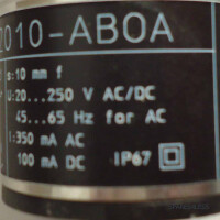 ifm efector induktiver Näherungsschalter II0011 IIA2010-AB0A GEB