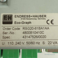 Endress+ Hauser Eco-Graph RSG20-61BA1AA GEB