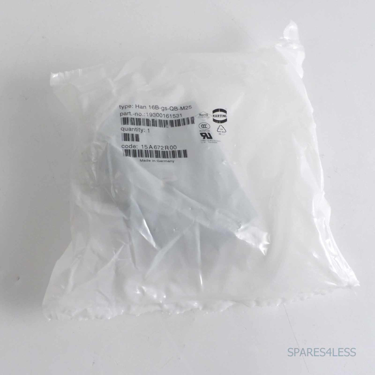 Harting Tüllengehäuse Han 16B-gs-QB-M25 1930016153