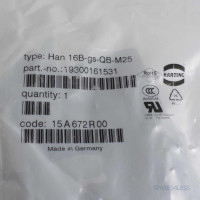 Harting Tüllengehäuse Han 16B-gs-QB-M25 19300161531 OVP