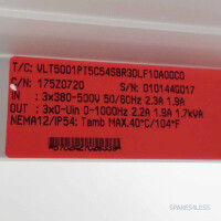 Danfoss Frequenzumrichter VLT5000 VLT5001PT5C54SBR3DLF10A00C0 NOV